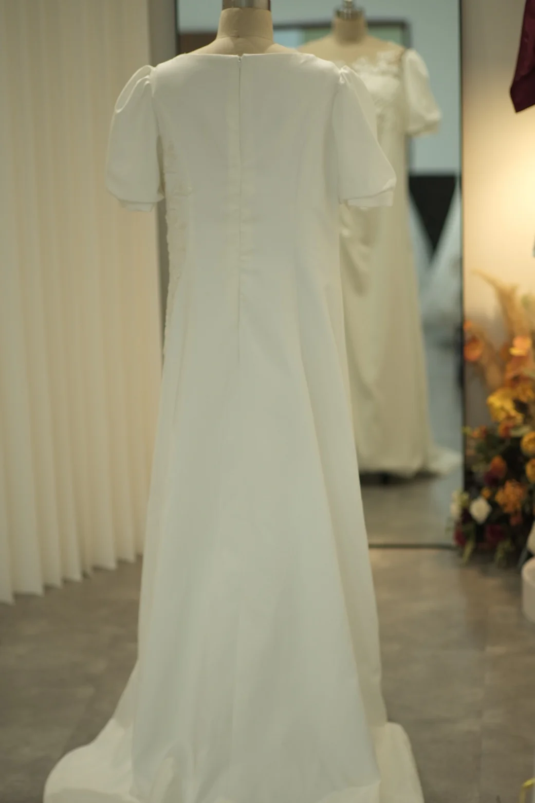 Lux Half Lace Beaded Size 5XL Wedding Gown | Ready-to-Wear - Image 8