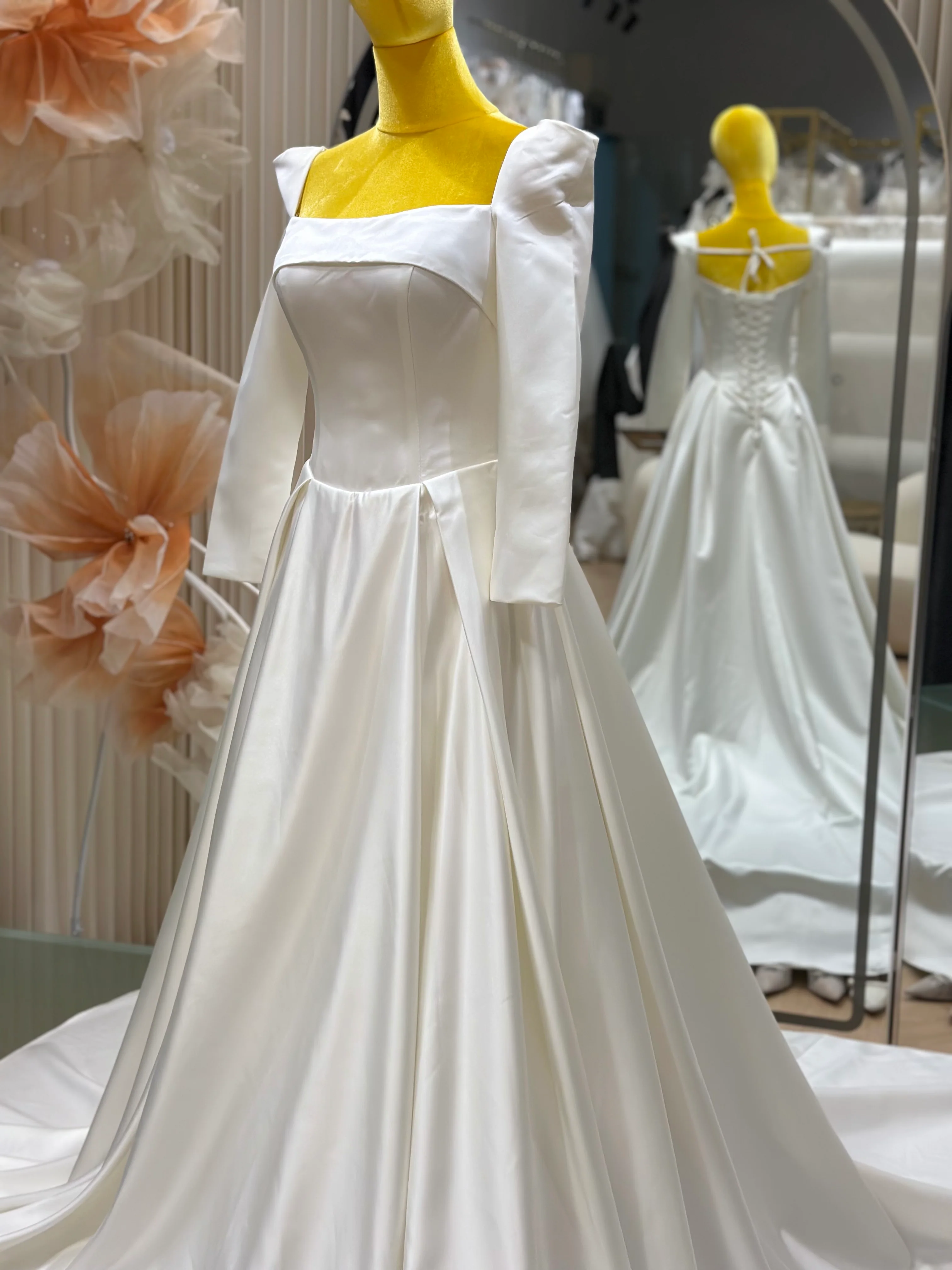 Ethereal Grace Pleated Wedding Gown | Ready-to-Wear - Image 5