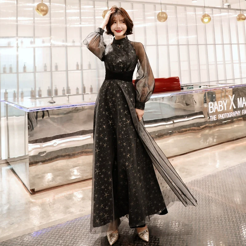 Black Evening Party Dress | Amehandmadesg - Image 6
