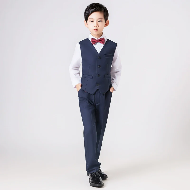 Boys  Vest Suit Set: Noble Cut Piano Performance - Image 12