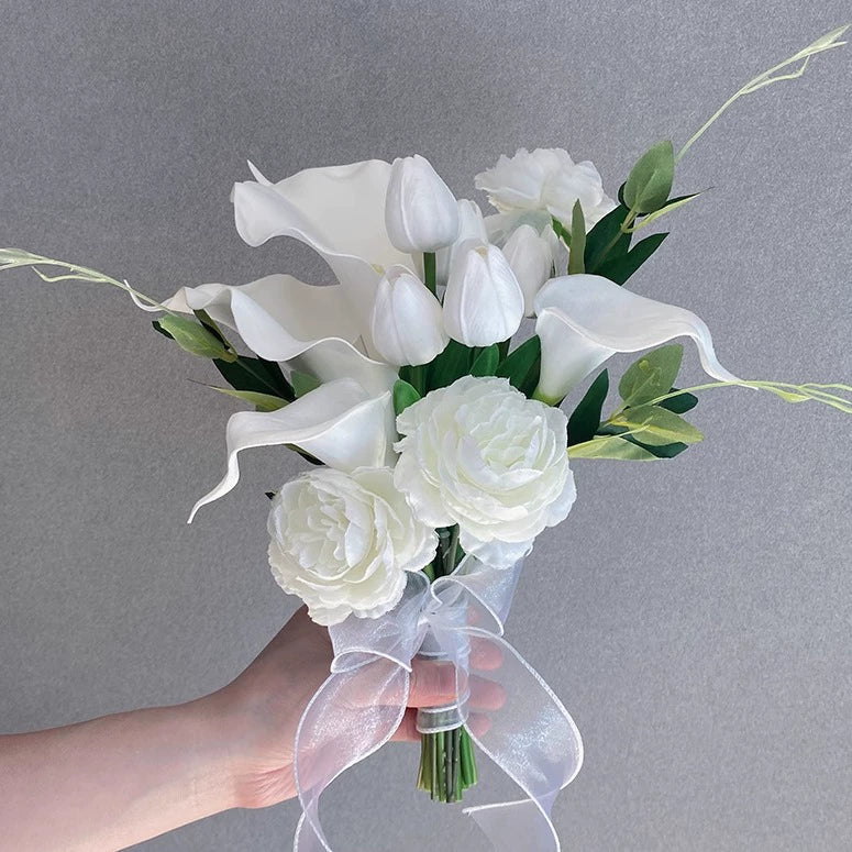Butterfly Handheld Artificial Flower Prop for Weddings & Home Décor - Image 4