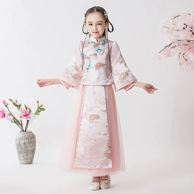 Chinese Style Thickened New Year Cheongsam Hanfu Wedding Dress | Amehandmadesg - Image 9