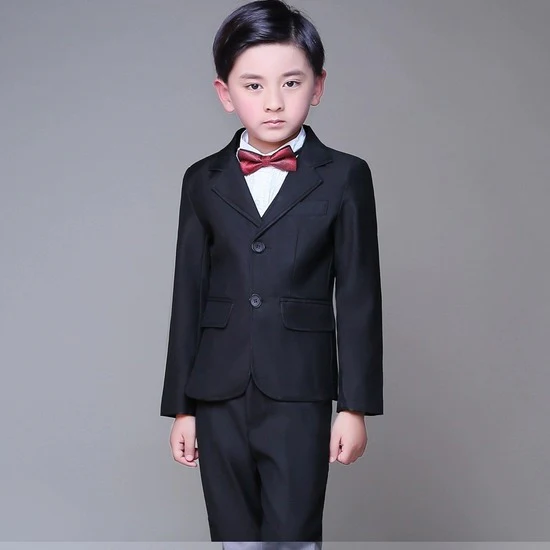Classic Children's Suit Set: Korean Style Jacket for Flower Boys | Amehandmadesg - Image 5
