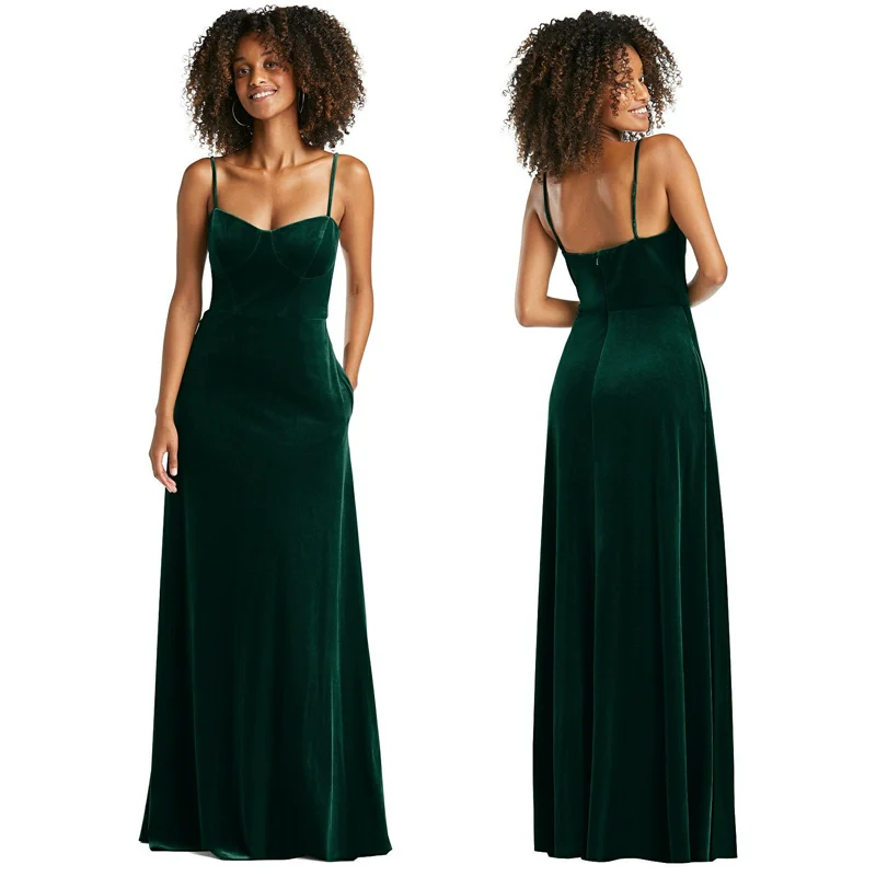 Demi-Season Bridesmaid Dress - Image 7