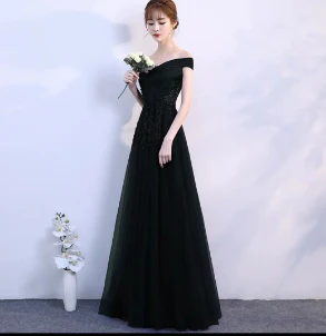 EG-SALE-AME-00115 Music student art exam dress skirt Bel Canto female vocal student broadcasting host long solo piano performance small