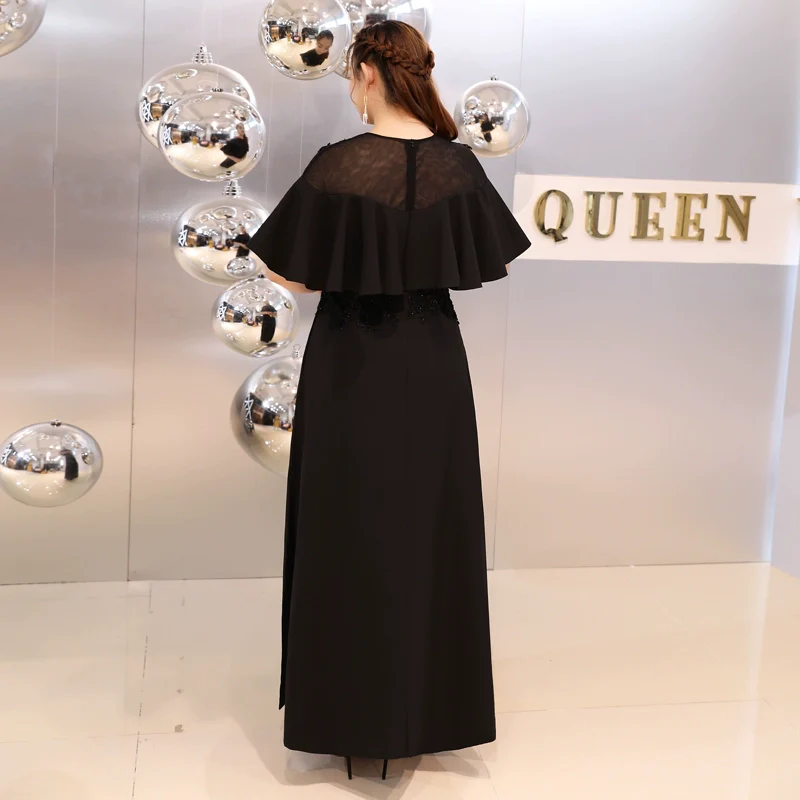 Elegant Black Evening Dress - Image 3