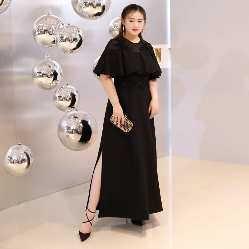 Elegant Black Evening Dress - Image 5
