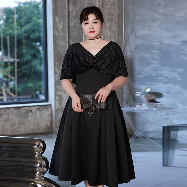 Elegant Black Evening Dress | Amehandmadesg - Image 5