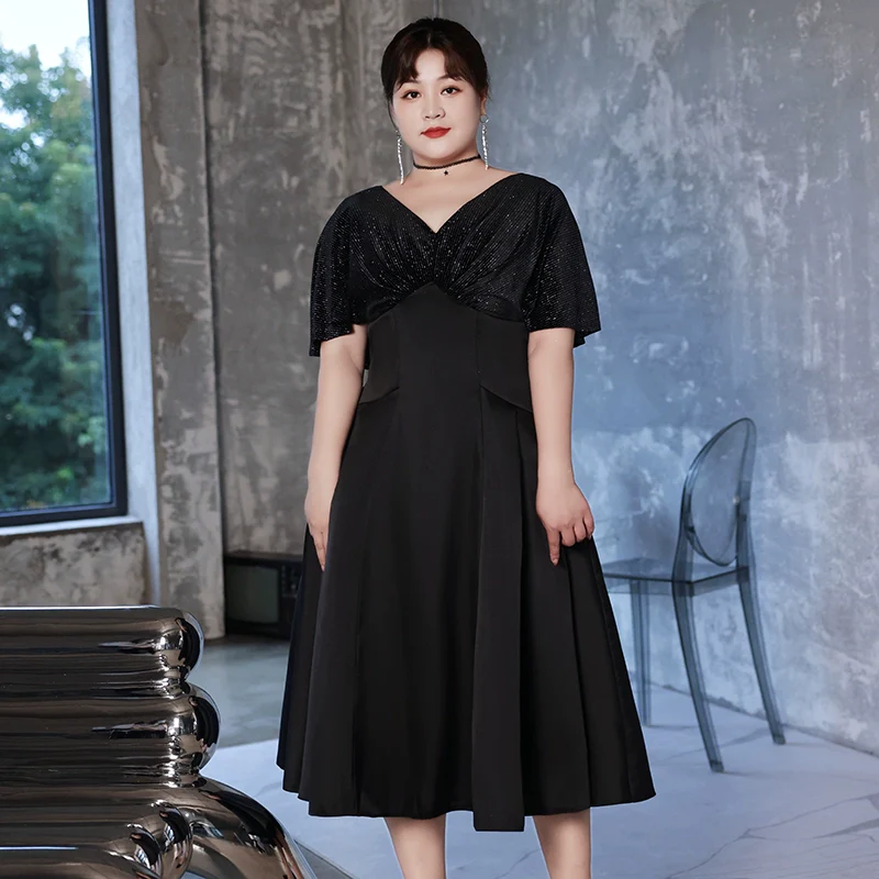 Elegant Black Evening Dress | Amehandmadesg - Image 6