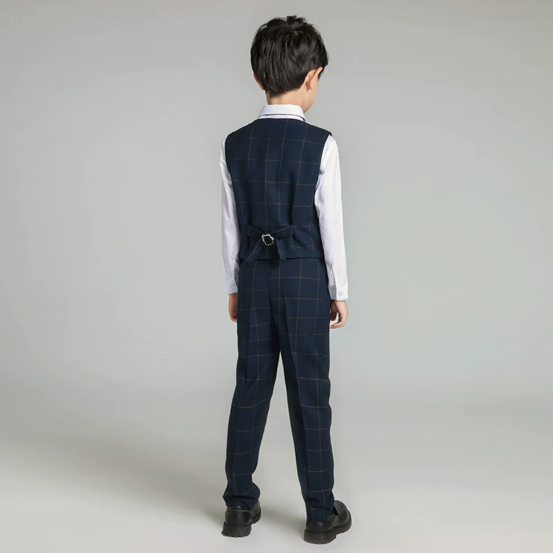 Elegant Boys' Vest Suit Set for Piano, Parties, Weddings - Image 5