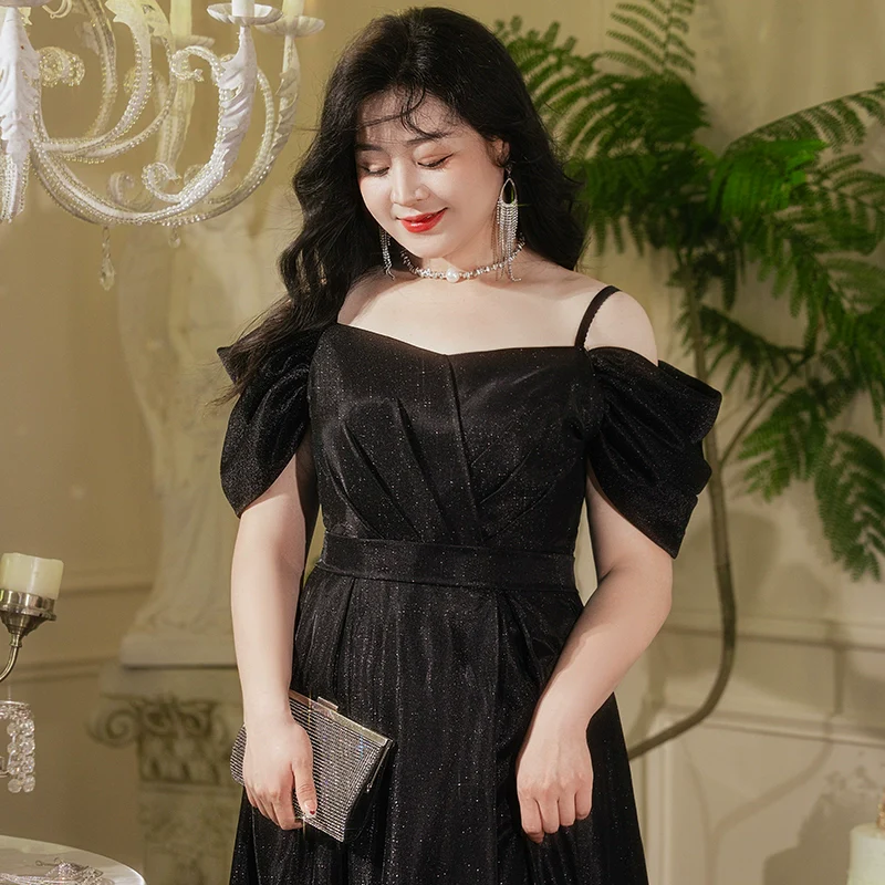 Elegant Open Shoulders Evening Dress