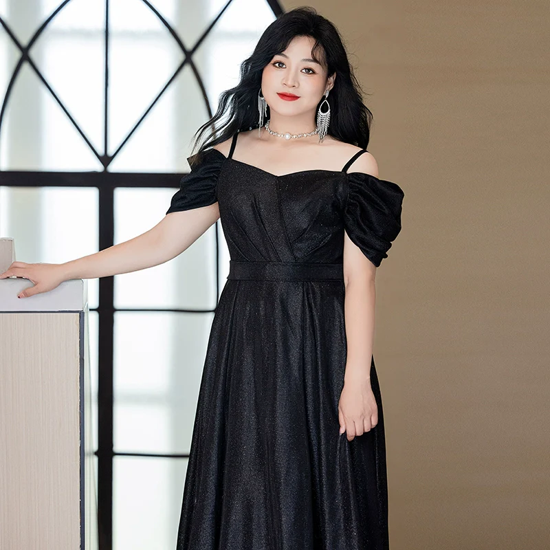 Elegant Open Shoulders Evening Dress - Image 2