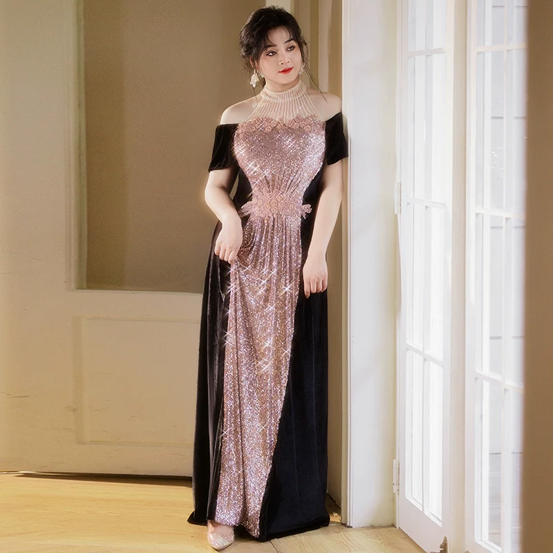 Elegant Plus Size Evening Dress - Image 2