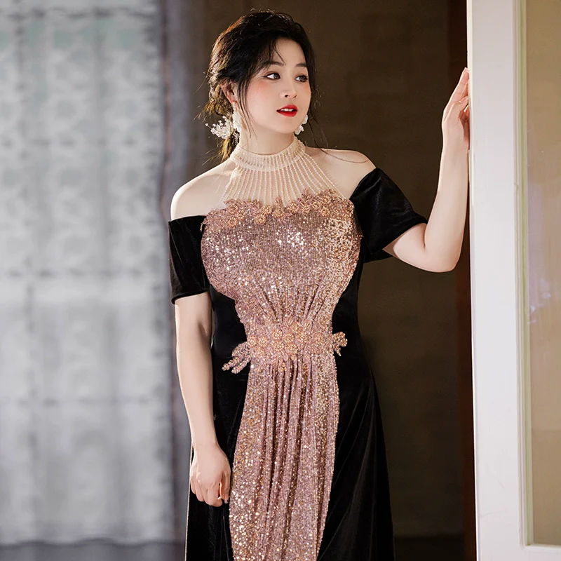 Elegant Plus Size Evening Dress - Image 5