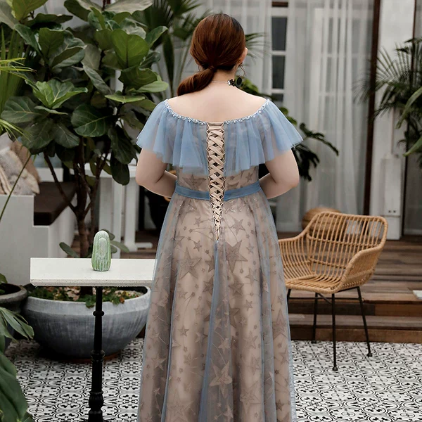 Elegant Plus Size Evening Dress - Image 2
