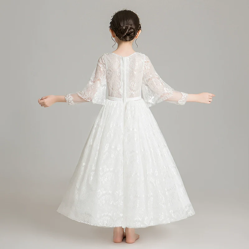 Elegant Princess Gown for Girls: Perfect Wedding, Piano Performance, Pageant Dress - Image 5