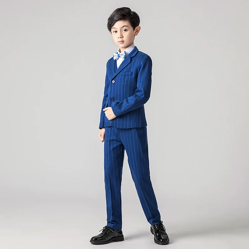 Elegant Vest Suit Set: Boys' Piano Performance & Flower Boy Outfit - Image 4
