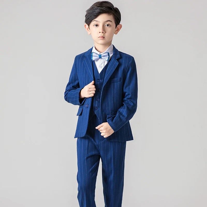 Elegant Vest Suit Set: Boys' Piano Performance & Flower Boy Outfit - Image 6