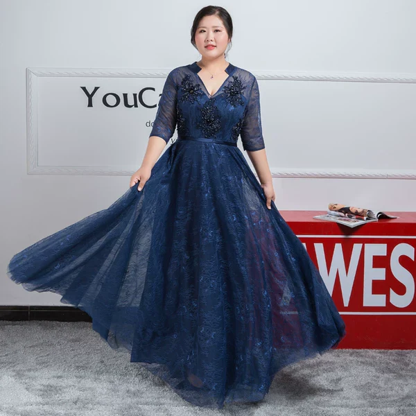 Elegant Woman Evening Gown