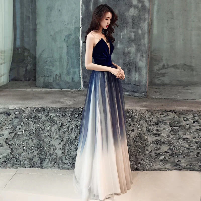 Evening dress skirt female new banquet noble elegant tube top sexy host party annual meeting cocktail dress - Image 3