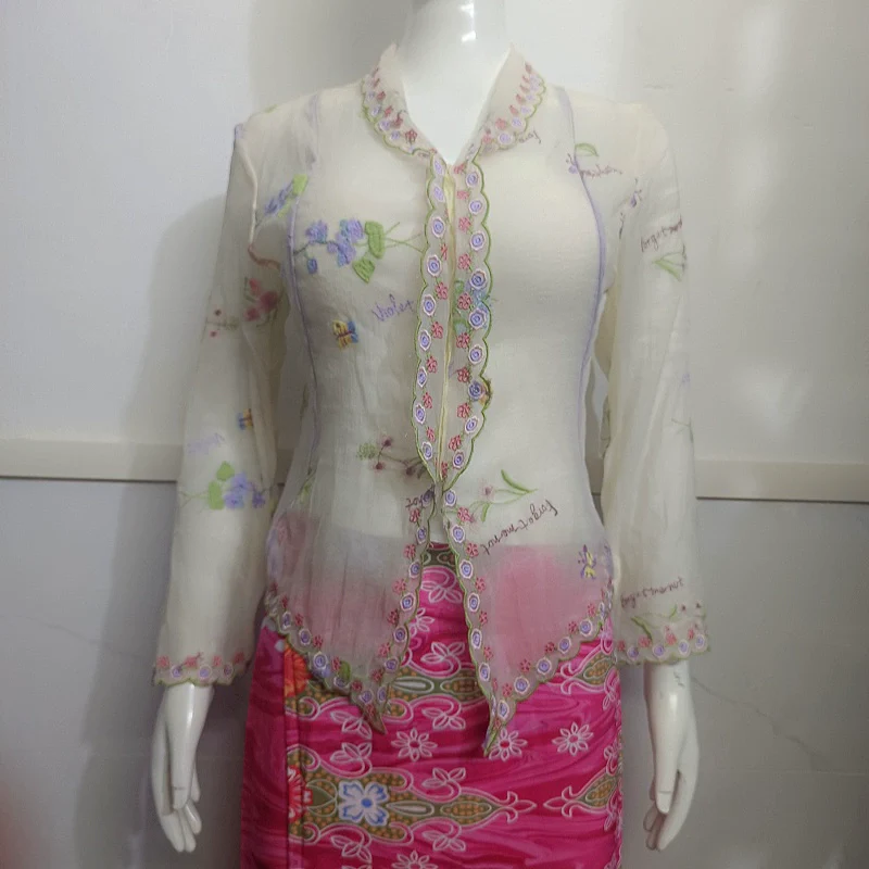 Floral Embroidered Cardigan - Image 2