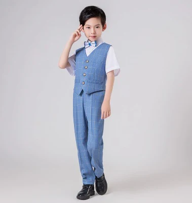 Flower Boy Vest Suit Set - Classic Children's Piano Costume - Image 3