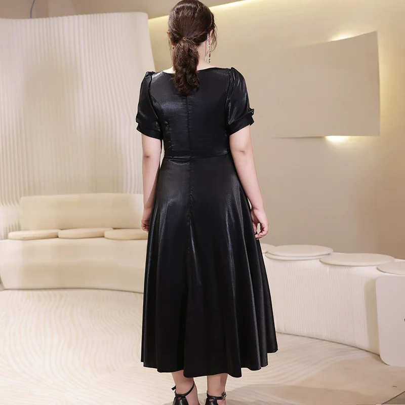 French Style High-Quality Evening Dress | Amehandmadesg - Image 3