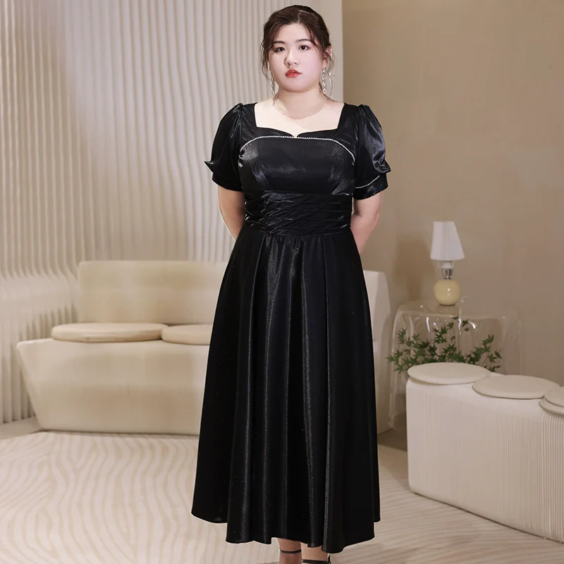 French Style High-Quality Evening Dress | Amehandmadesg - Image 6