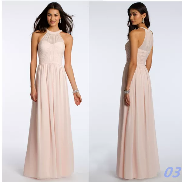 Fuchsia Long Bridesmaid Dress - Image 5