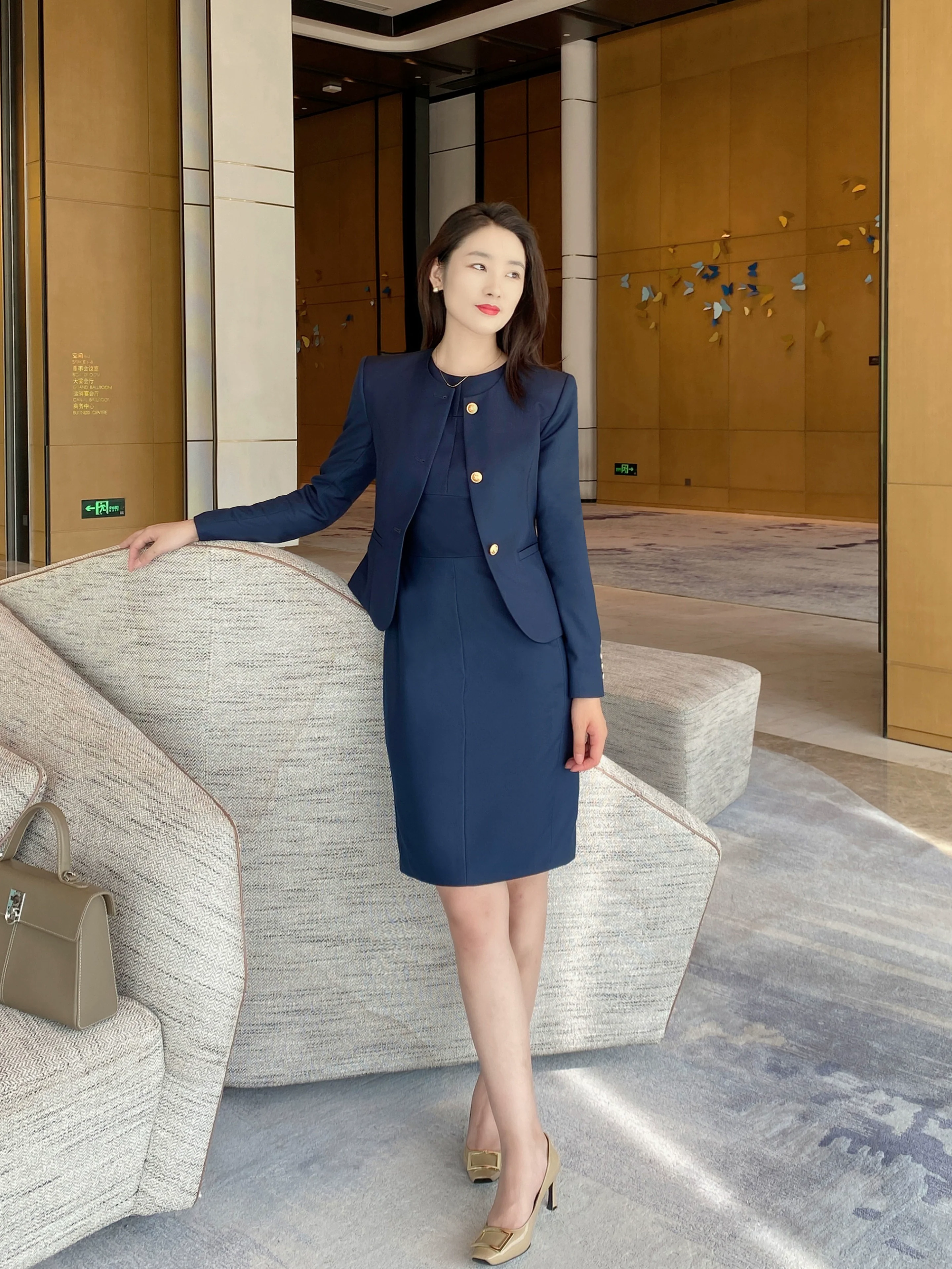 Hidden Green Sleeveless Autumn Dress for Women – Elegant Fit - Image 6