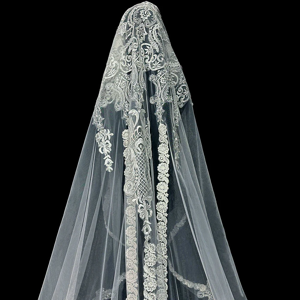 Luxury Bridal Veil 5M Long 3M Wide - Image 4