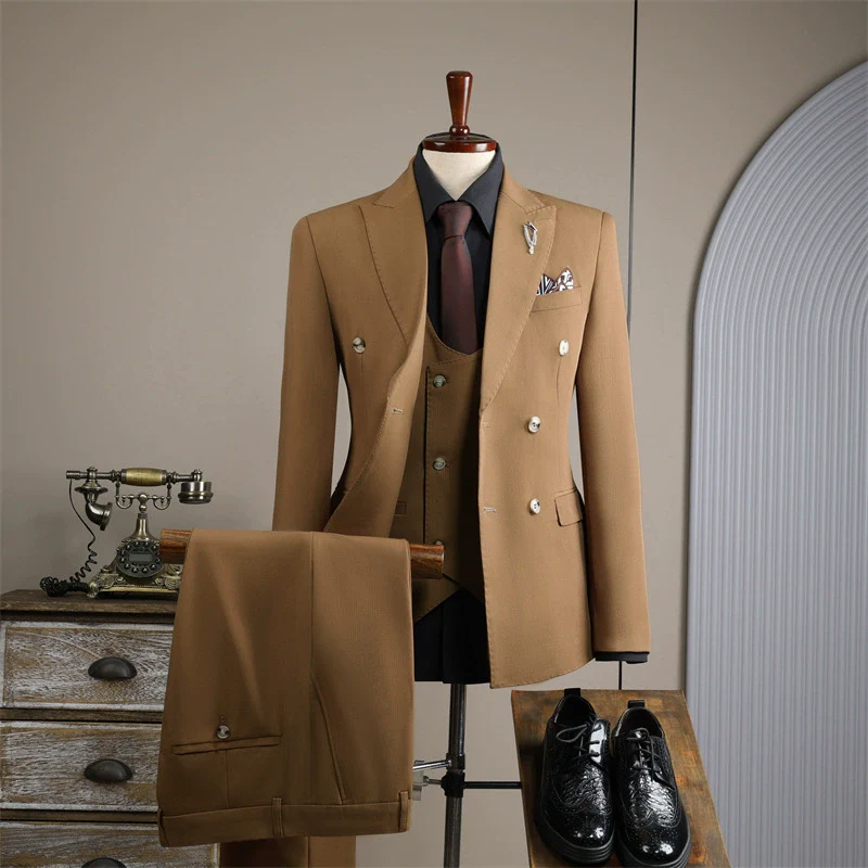 Men's 3 Piece Business Suit Set - Image 11