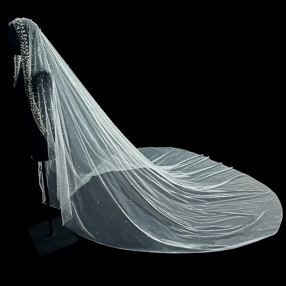 Pearl Wedding Veil Accessories - Image 3