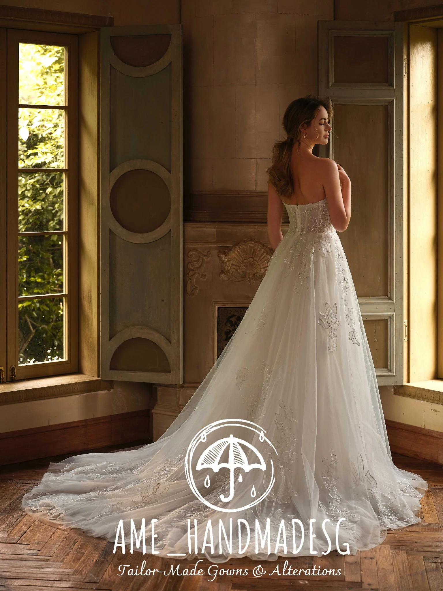 Ethereal Grace — A Timeless Handcrafted Bridal Gown - Image 2