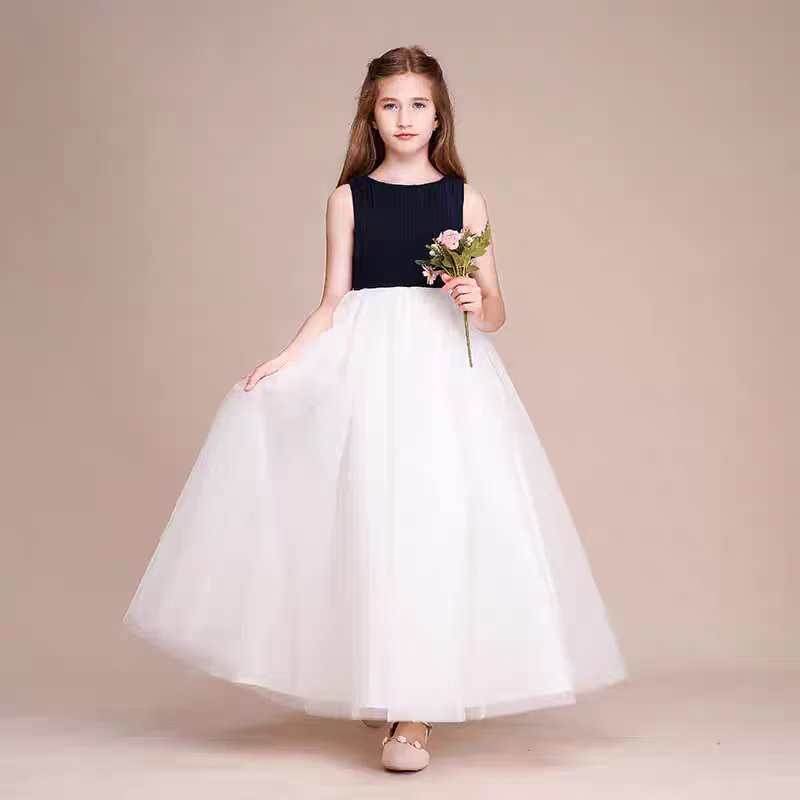 EG-SALE-AME-00175 Tulle Flower Girl Dress - Handmade Bespoke Gown for Special Occasions - Ame Handmadesg