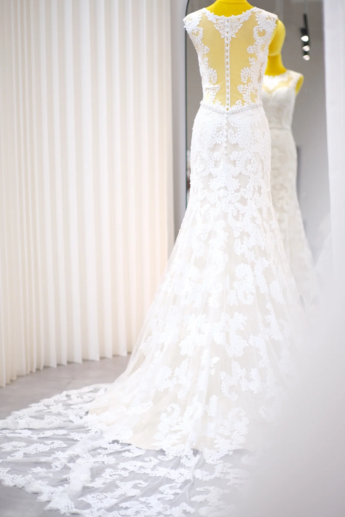 Lux Full Applique Lace Beaded Wedding Gown | Ready-to-Wear - Image 5