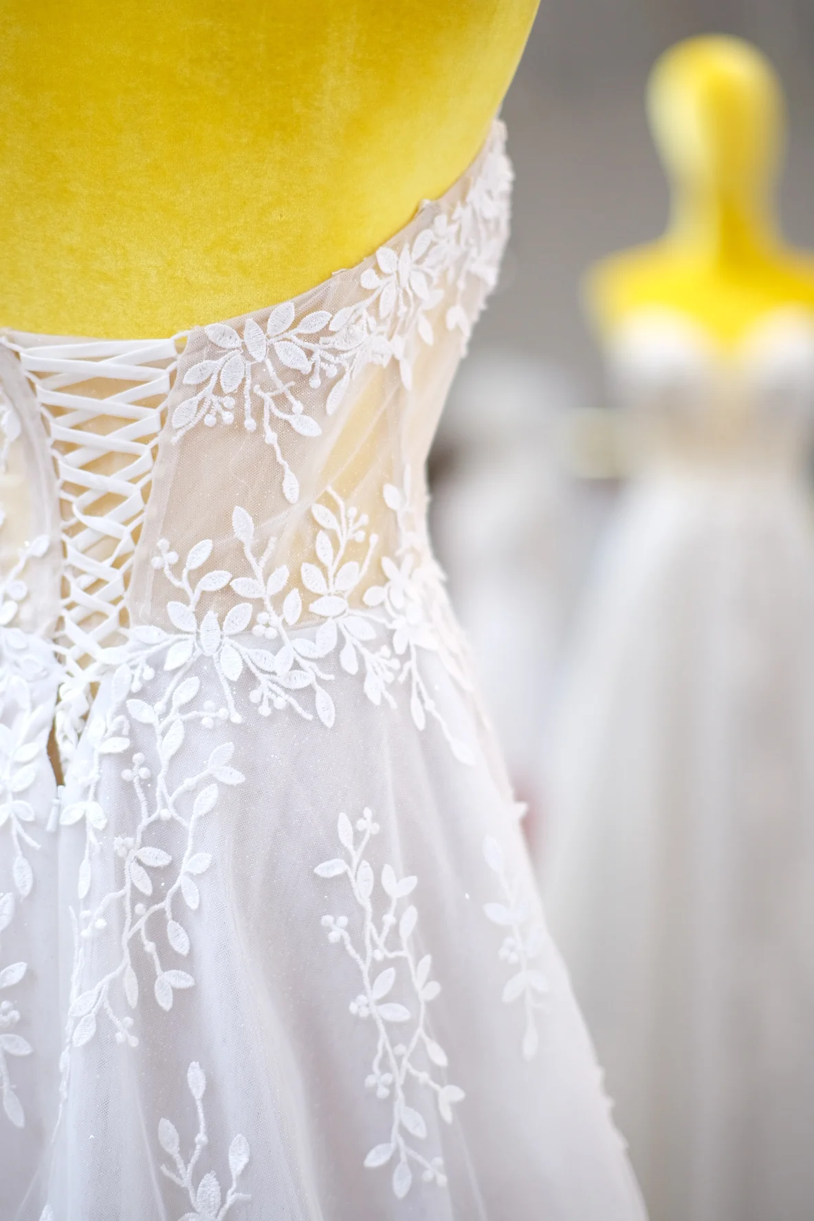 Lux Full Fabric Lace Size S Wedding Gown | Ready-to-Wear - Image 6