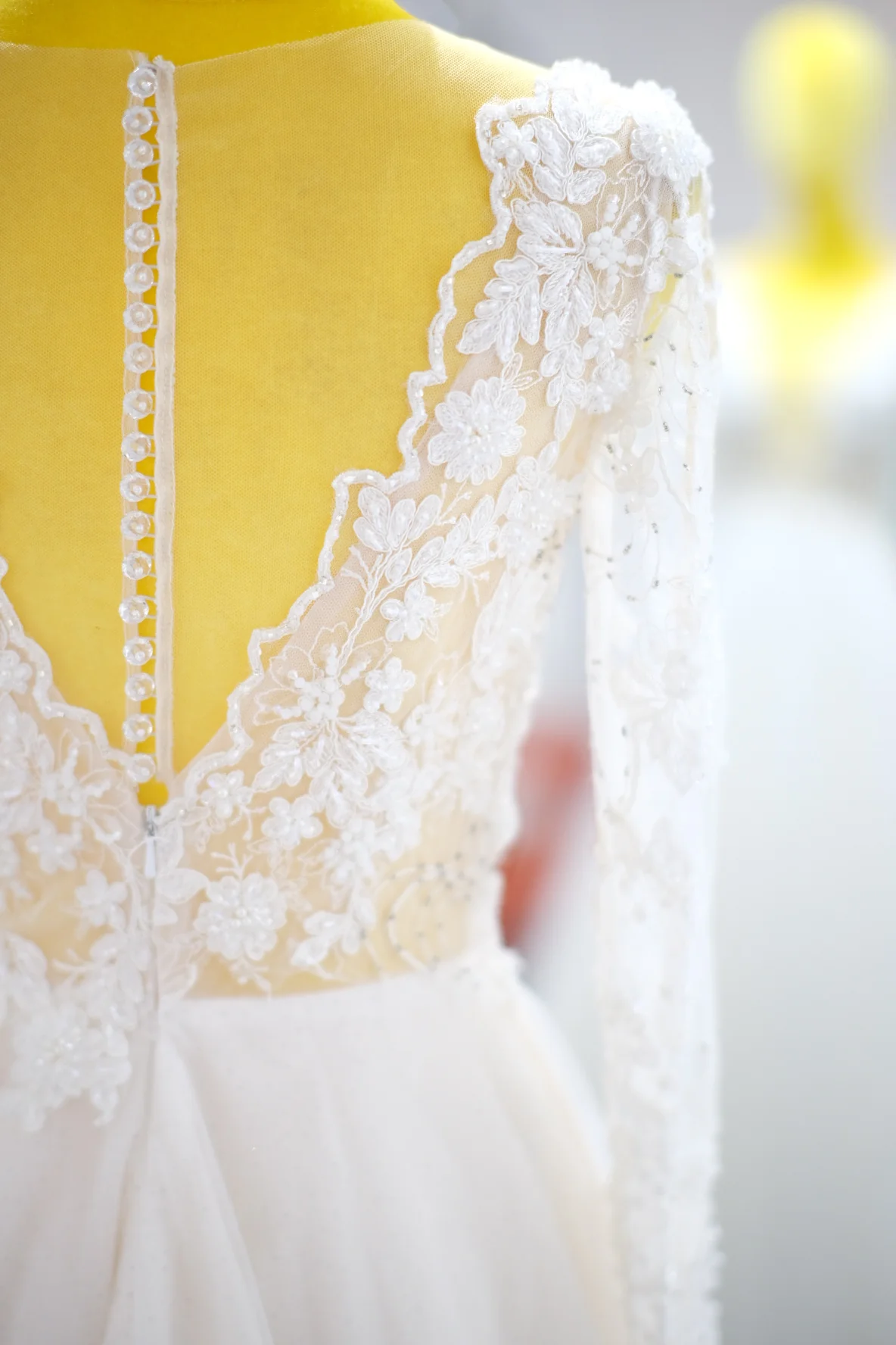 Lux Half Lace Beaded & Glitter Wedding Gown | Ready-to-Wear - Image 2