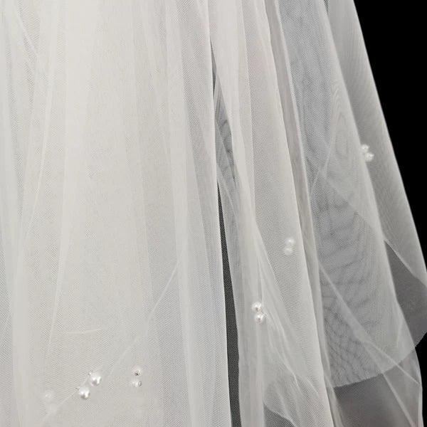 Wedding Veil Lace Short Bridal - Image 3